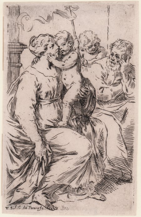 Sacra Famiglia con San Giovannino