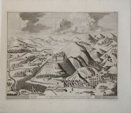 Sacri Montis Casini ac Monasterii Prospectus