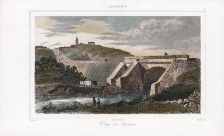 Sardaigne. Village de Monastir.