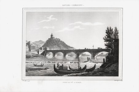 Savoie - Piémont - Pont du Pô a Turin