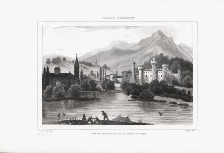 Savoie Piémont - Vue du Chateau et de la Ville …