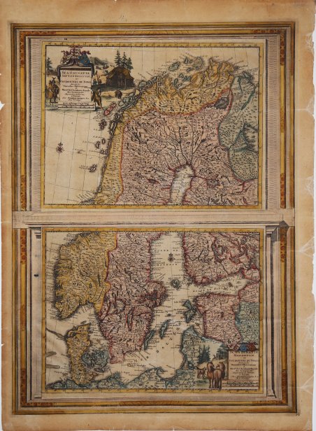 Scandinavie Septentrionale ou Couronnes de Nord/Scandinvia Meridionale…