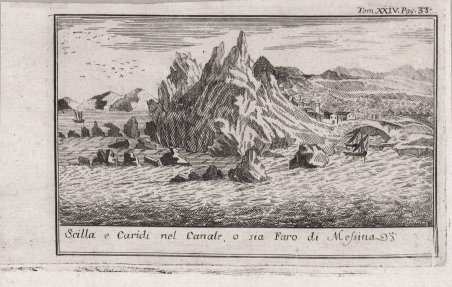 Scillae Caridi nel Canale, o sia Faro di messina