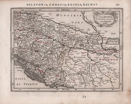 Sclavonia, Croatia Bosnia cum Dalmatiae parte