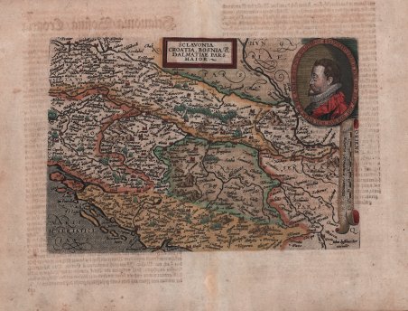 Sclavonia Croatia, Bosnia & Dalmatiae Pars Maior