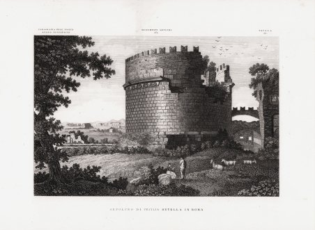Sepolcro di Cecilia Metella in Roma