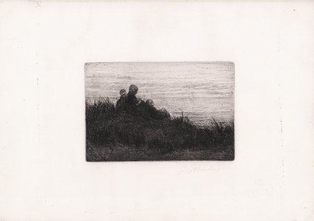 Serata sulla riva del mare