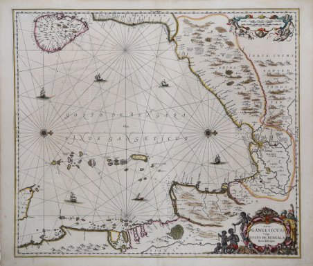 Sinus Gangeticus, Vulgo Golfo de Bengala Nova descriptio