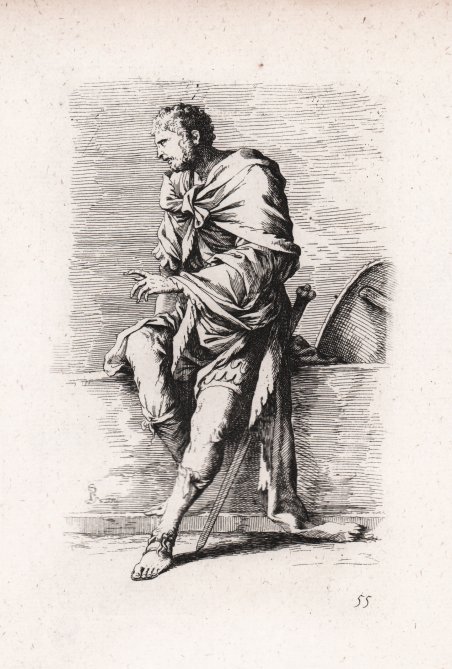 Soldato seduto