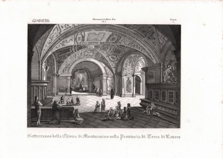 Sotterraneo della Chiesa di Montecasino nella Provincia di Terra di …