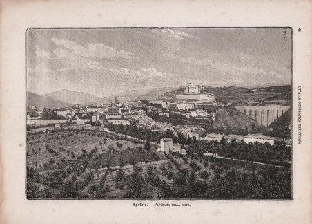Spoleto - Panorama della città