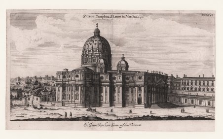 St. Peters Kirch, zur Seiten, auf dem Vaticano