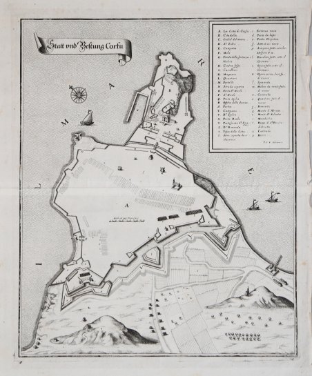 Stadt und Festung Corfu