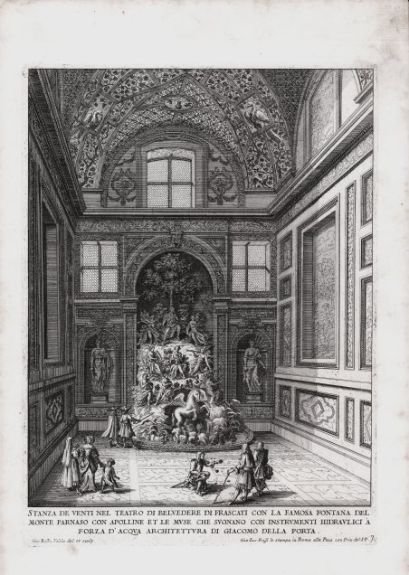 Stanza de Venti nel Teatro di Belvedere di Frascati con …