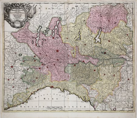 Status Mediolanensis nec non ducatum Mantuae, modenae, Parmae