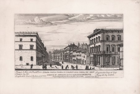 Strada dalla Piazza di S. Marco alla Chiesa del Giesu' …