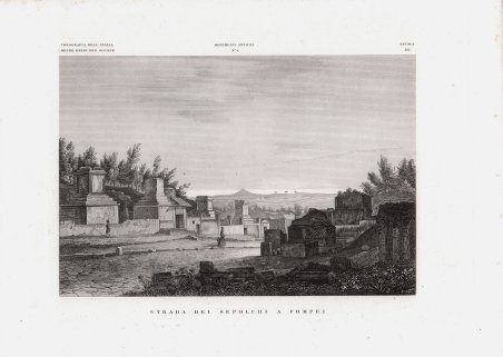 Strada dei Sepolcri a Pompei