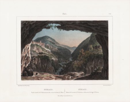 Subiaco - Vue du Convent de S.te Scholastique. / Subiato …