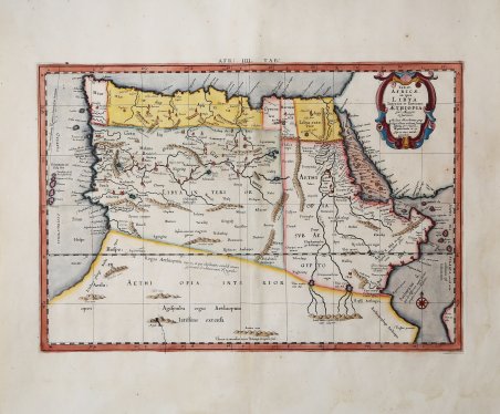 Tab. IV Africae in qua Libya Interior et Exterior Aethiopia.