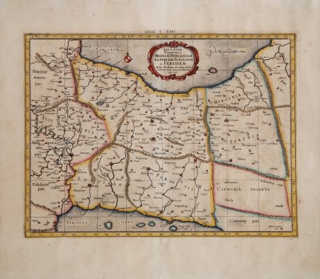 Tab. V Asiae, Repraesentans Mediam, Hyrcaniam, Assyriam, Susianam, ac Persidem | Immagine principale