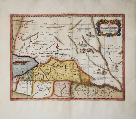 Tab. VII. Asiae exhibens Scythiam, in tra Imaum, Sogdianam, Bactrianam, … | Immagine Gallery 2