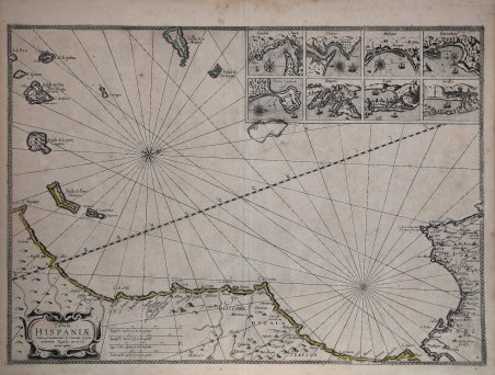 Tabula Hispaniae Intra promontorium S. Vincenty et premontorium Bagador, ut …