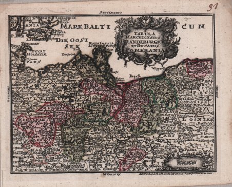 Tabula Marchionatus Brandeburgici et Ducatus Pomerania