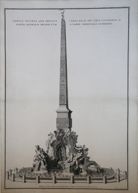 Tabula Secunda quae Obelisci Caracallae sev Circi Castrensis ac Fontis …
