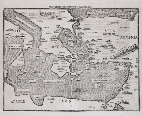 Tafel der Lender darin der Apostel Paulus geprediget hat