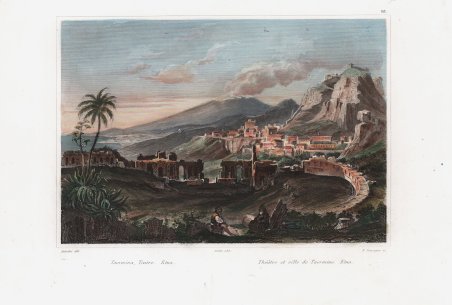 Taormina. Teatro. Etna