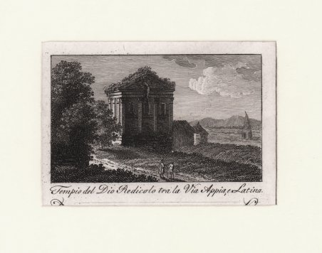 Tempio del Dio Redicolo tra la via Appia e Latina