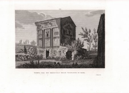 Tempio del Dio Rediculo nelle vicinanze di Roma