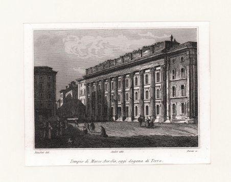 Tempio di Marco Aurelio, oggi dogana di Terra.