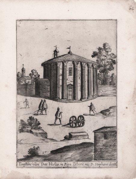 Templum olim Deae Vestae in Ripa Tijberis n?c D. Stephano …