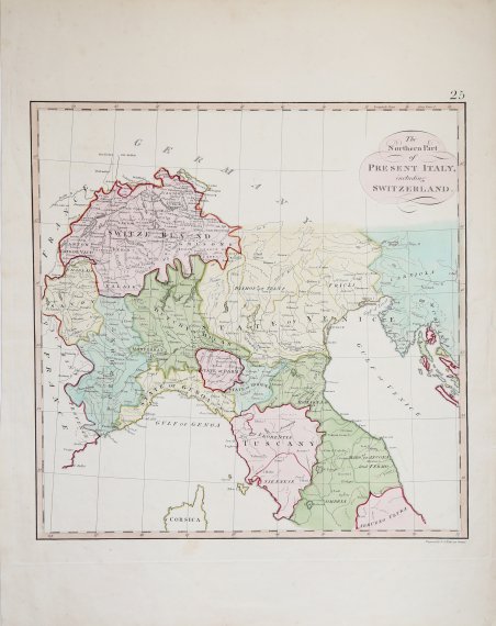 The Northern Part of Present Italy, including Switzerland
