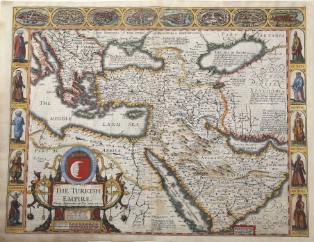 The Turkish Empire newly augmented by John Speed 1626