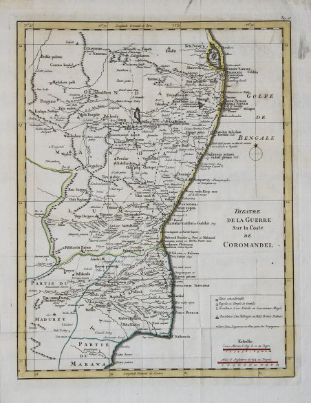 Theatre de la Guerre sur la Coste de Coromandel