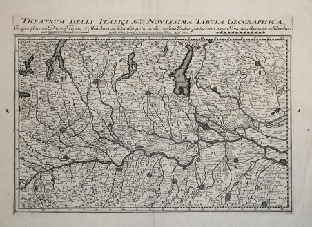 Theatrum Belli Italici Seu Novissima Tabula Geographica In qua plurima …