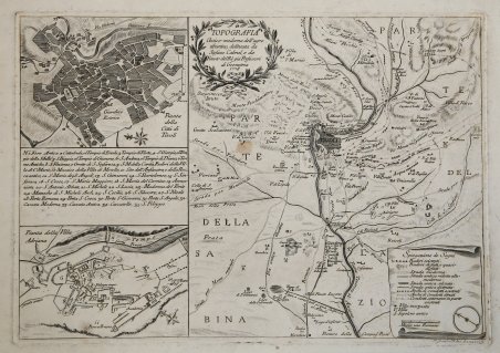 Topografia Antico-moderna dell'agro tiburtino, delineata da Stefano Cabral, e da …