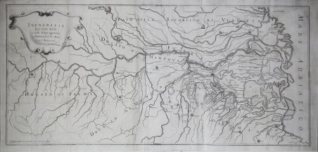 Topografia del Corso del Po e delle Acque aggiacenti da … | Immagine principale