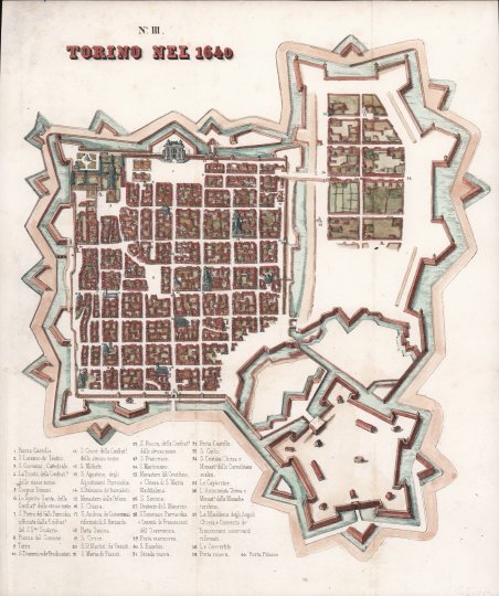 Torino nel 1640