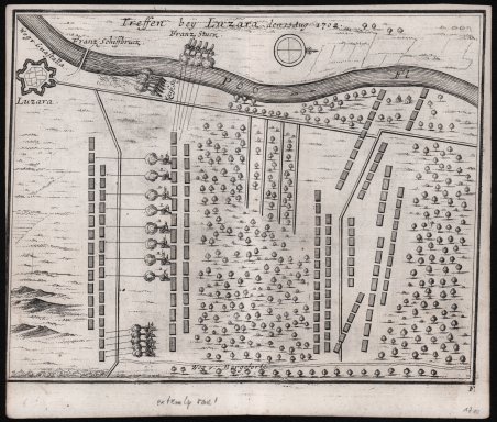 Treffen bey Luzara den 15 Aug 1702