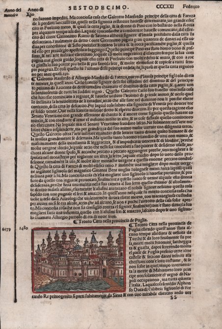 Tronto Citta nella provincia de Puglia