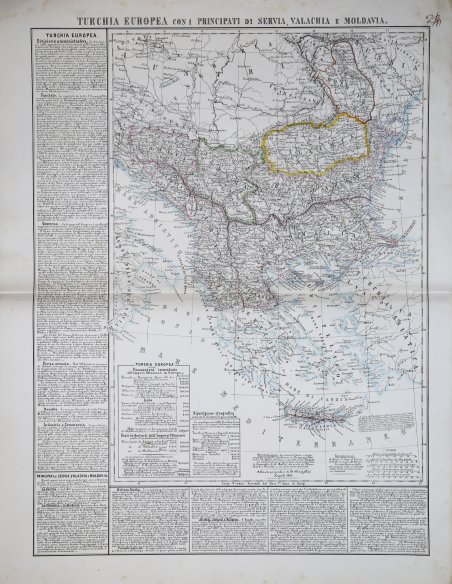 Turchia Europea con i Principati di Servia, Valachia e Moldavia