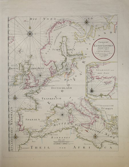 Ubersicht der Europaeischen Seekusten