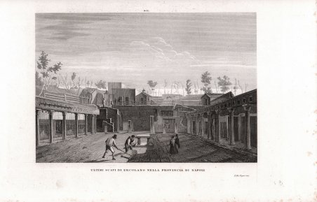 Ultimi Scavi di Ercolano nella Provincia di Napoli