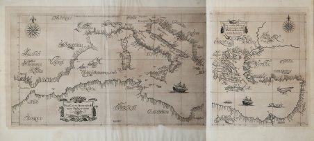 Una Carta Generale del mare Mediterranio. Carta prima Generale d’Europa …