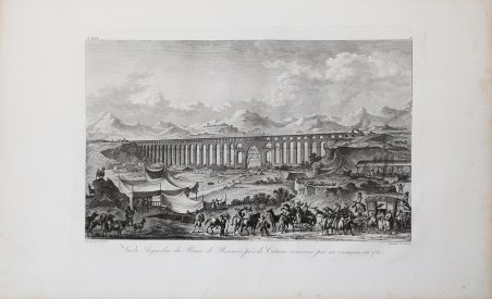 Vaste Acqueduc du Prince de Biscaris prés de Catane renversé …