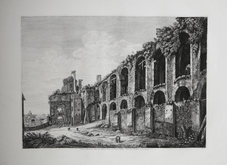 Veduta degl'Avanzi della Casa Aurea di Nerone sul Monte Palatino,dalla …