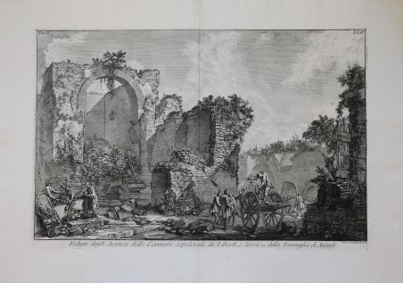 Veduta degli Avanzi delle Camere sepolcrali de’ Liberti